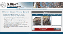 Tablet Screenshot of bauer-immobilien.at