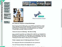 Tablet Screenshot of bauer-immobilien.de